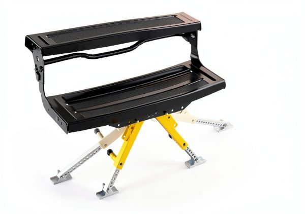 Lippert Solid Stance RV Step Stabilizer Kit Alloy Steel-2