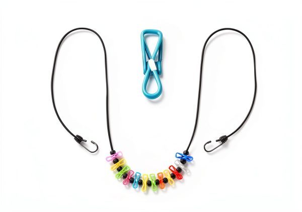 HONGYUTAI Portable Clothesline Heavy Duty Polyester 12 Feet-5