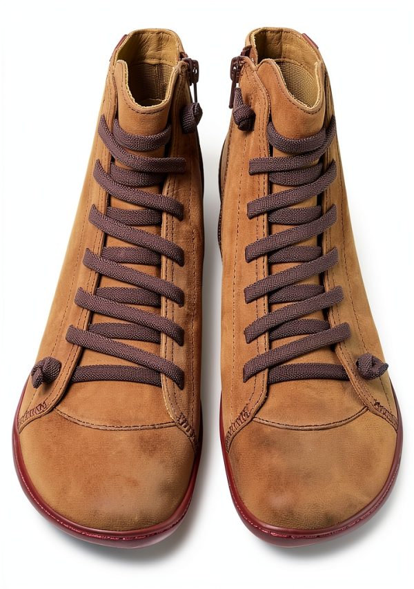 Camper Womens Boots Soft Flexible Fit Burgundy Black Brown-2