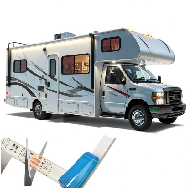 CCBASEBALL RV LED Strip Light Multicolor Waterproof Outdoor-2