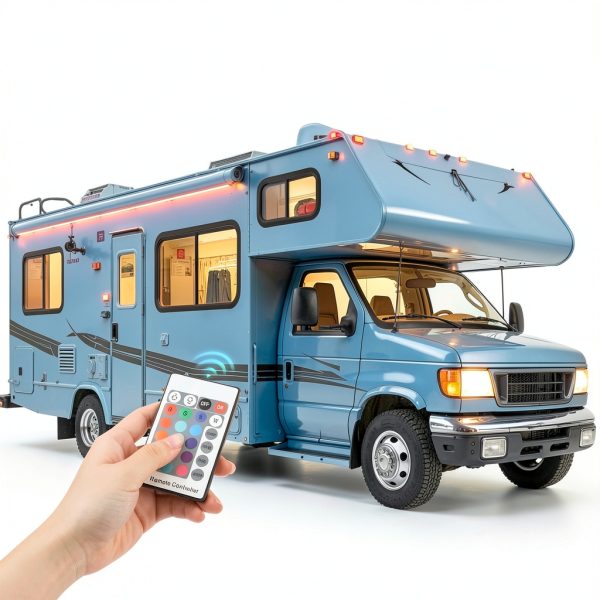 CCBASEBALL RV LED Strip Light Multicolor Waterproof Outdoor-3