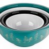 Camco Nesting Bowl Set Melamine Lids Camping Dinnerware-4