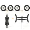 WELLUCK Wheel Chock X-Shaped Cast Iron RV Stabilizer-3