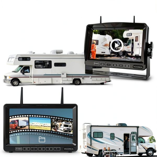 VOONOA Wireless RV Camera System 4 Cameras 1080P HD-5