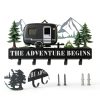 Maitys Metal Key Holder Wall Mount Adjustable Easy Install-2