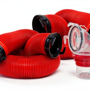 Valterra RV Sewer Hose Kit Leak Proof Collapsible Storage-0