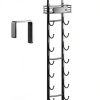 SWTYMIKI Towel Rack Metal Door Mount Bathroom Storage-5