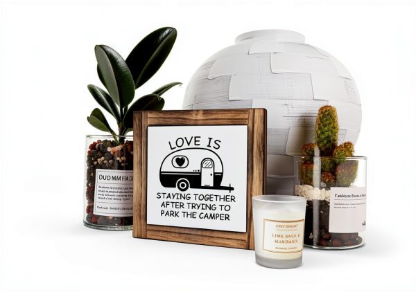 XJCUG Wood Box Sign Home Decor Durable Pine Material-4