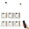 TACAHE LED Wall Sconce Modern Acrylic Remote Dimmable-1