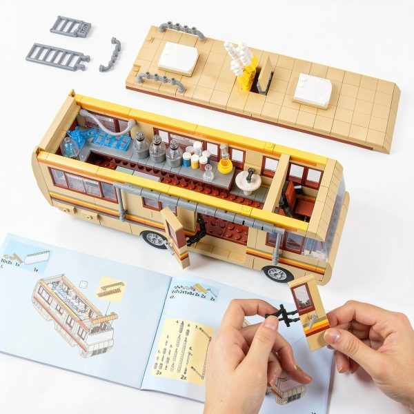 OrbBlaster Breaking Bad RV Building Set Toy Blocks-3
