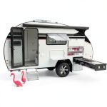 Generic Car Camping Bed Aluminum Polyester Black Family-0