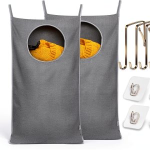 KEEPJOY Laundry Bag Waterproof Foldable Hanging Storage-0