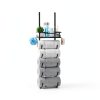 SWTYMIKI Metal Towel Rack Door Wall Mount 6 Tier Black-2