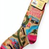 Happy Camper Socks FabDaz Womens Novelty Outdoor Design-4