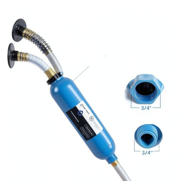 GLACIER FRESH RV Water Filter Blue GAC KDF Odor Removal-5