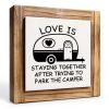 XJCUG Wood Box Sign Home Decor Durable Pine Material-0