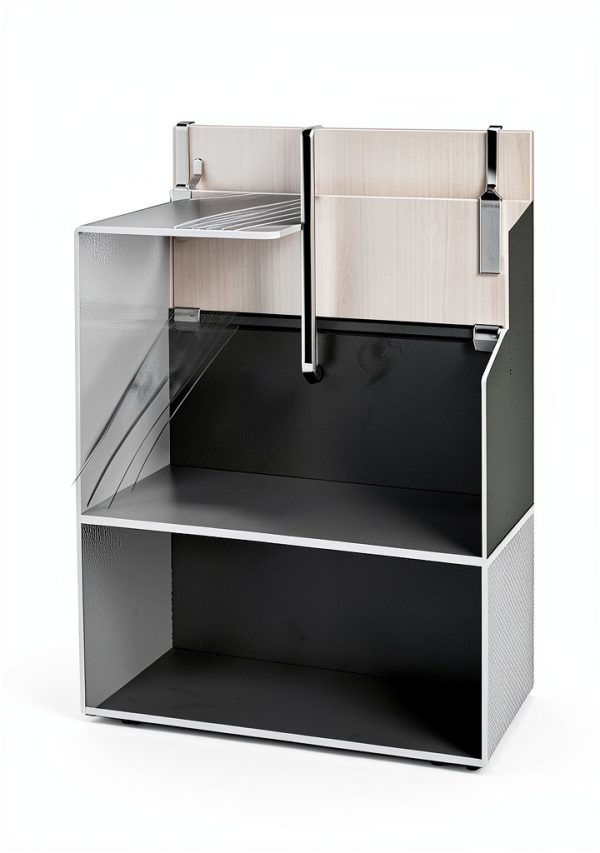 ULG Over Door Shoe Organizer Clear Dark Grey Storage-6