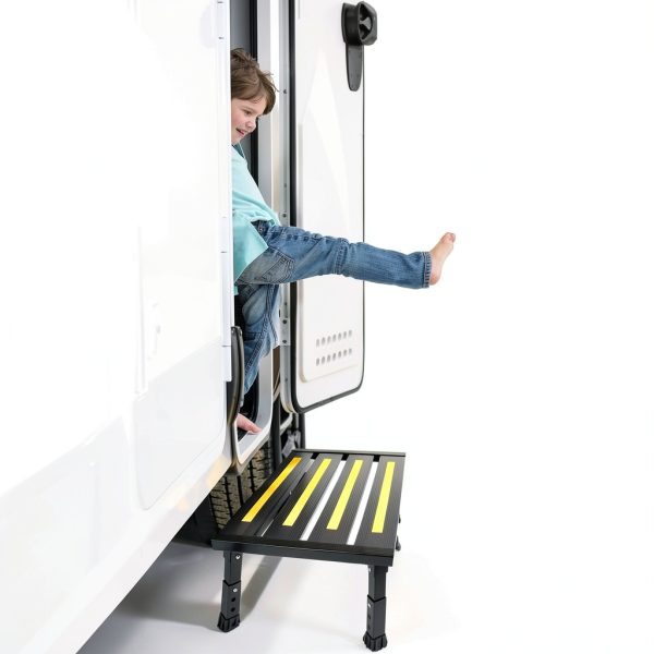 DEPSUNNY RV Step Stool Foldable Aluminum Adjustable Height-8