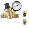 RVGUARD Water Pressure Regulator Brass Adjustable RV-3