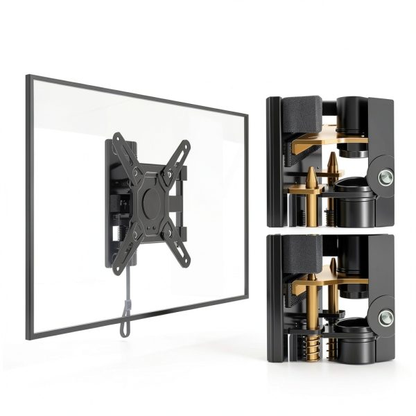 ELIVED RV TV Mount Full Motion Wall Mount Black-1