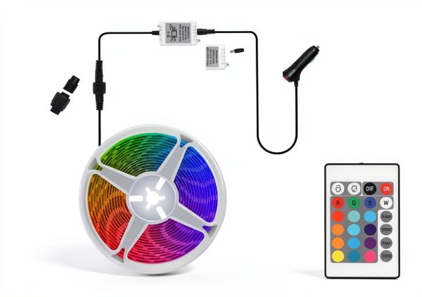 CCBASEBALL RV LED Strip Light Multicolor Waterproof Outdoor-5