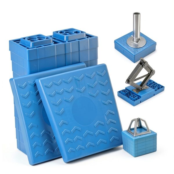 RVMATE RV Leveling Blocks Durable Interlocking Design-5