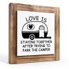 XJCUG Wood Box Sign Home Decor Durable Pine Material-1
