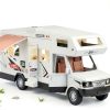 Yewkou Camper Van Toy Push Go Realistic Sound Kids Gift-2