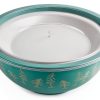 Camco Nesting Bowl Set Melamine Lids Camping Dinnerware-5