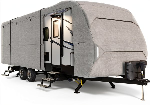 Leader Accessories Travel Trailer Cover 5 Layer Windproof-0