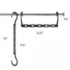 AMKUFO Black Magic Hangers Space Saving Closet Organizer-3