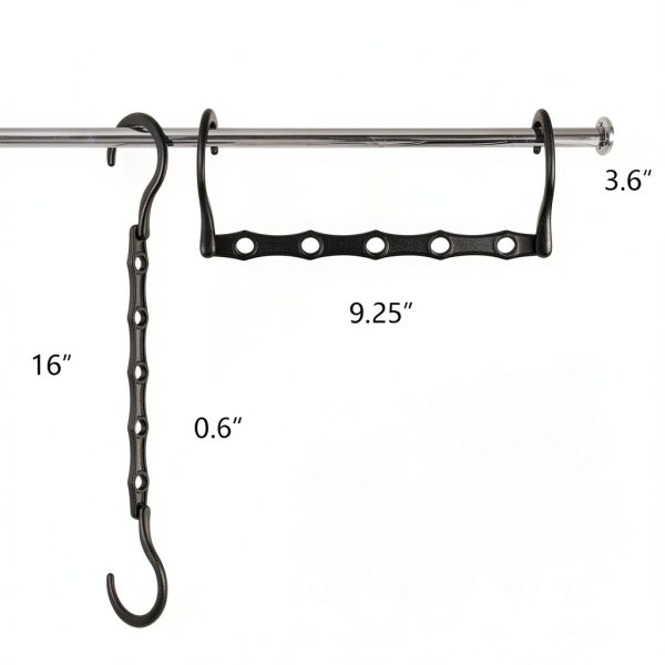 AMKUFO Black Magic Hangers Space Saving Closet Organizer-3