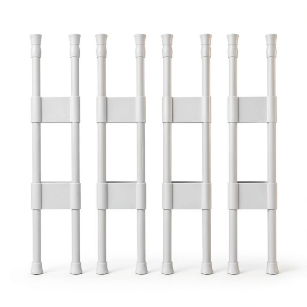 Reggory RV Refrigerator Bars Compact Adjustable Tension Rods-0