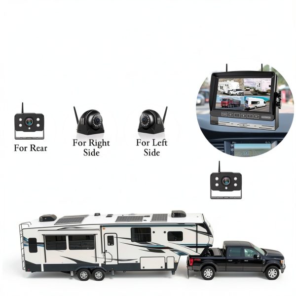 VOONOA Wireless RV Camera System 4 Cameras 1080P HD-3