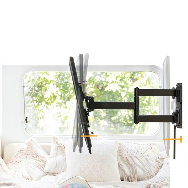Perlegear RV TV Mount Articulating Swivel Tilt Wall Mount-4