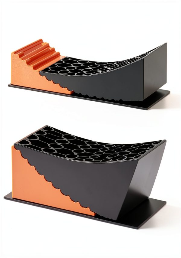 OFISPEED RV Levelers Heavy Duty Polymer Manual Lift Orange-3