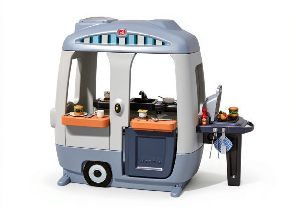 Step2 Adventure Camper Playhouse Plastic Kids Toy-6