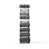 SWTYMIKI Towel Rack Metal Door Mount Bathroom Storage-4