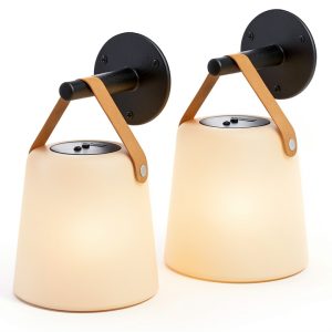 TACAHE LED Wall Sconce Modern Acrylic Remote Dimmable-0