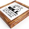XJCUG Wood Box Sign Home Decor Durable Pine Material-2