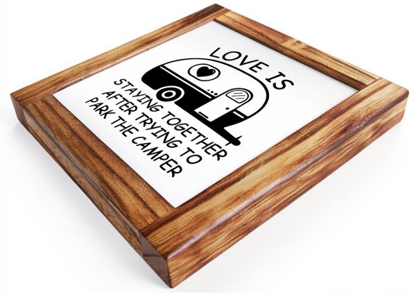 XJCUG Wood Box Sign Home Decor Durable Pine Material-2