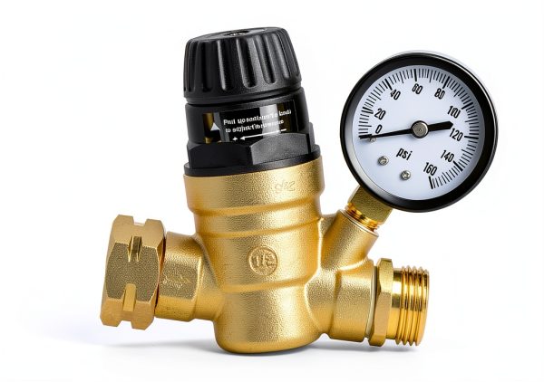 STMOUTUO RV Water Pressure Regulator Brass 45 PSI Adjustable-7