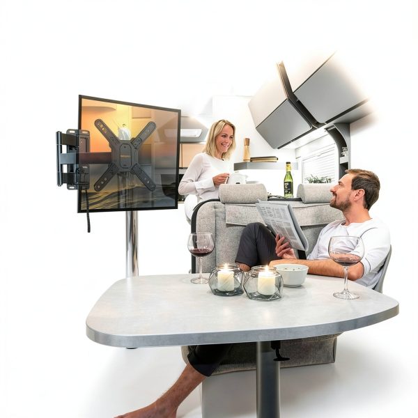 Perlegear RV TV Mount Articulating Swivel Tilt Wall Mount-6