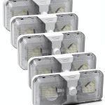RVGUARD RV LED Ceiling Light Dimmable Double Dome-0