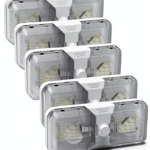 RVGUARD RV LED Ceiling Light Dimmable Double Dome-0