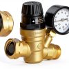 STMOUTUO RV Water Pressure Regulator Brass 45 PSI Adjustable-3