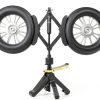 WELLUCK Wheel Chock X-Shaped Cast Iron RV Stabilizer-4