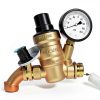 RVGUARD Water Pressure Regulator Brass Adjustable RV-5