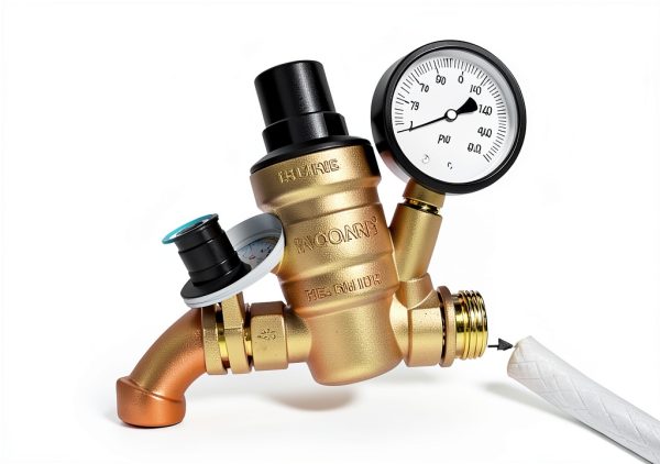 RVGUARD Water Pressure Regulator Brass Adjustable RV-5