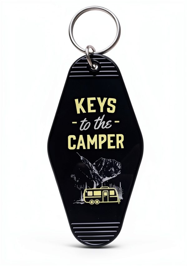 Camper Keychain Set Plastic Key Rings RV Travel Gift-6